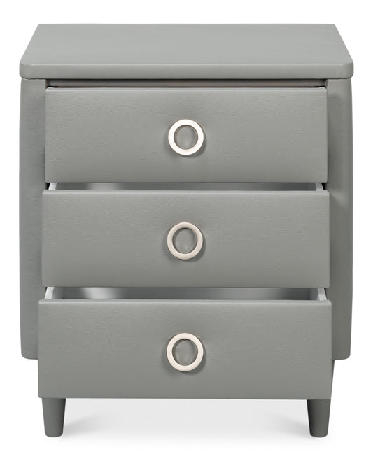 Avvolto Three Drawer Night Stand