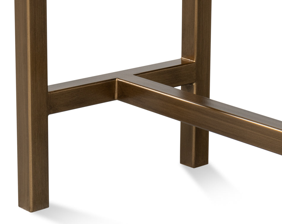 Gideon Shagreen Console Chambray Blue