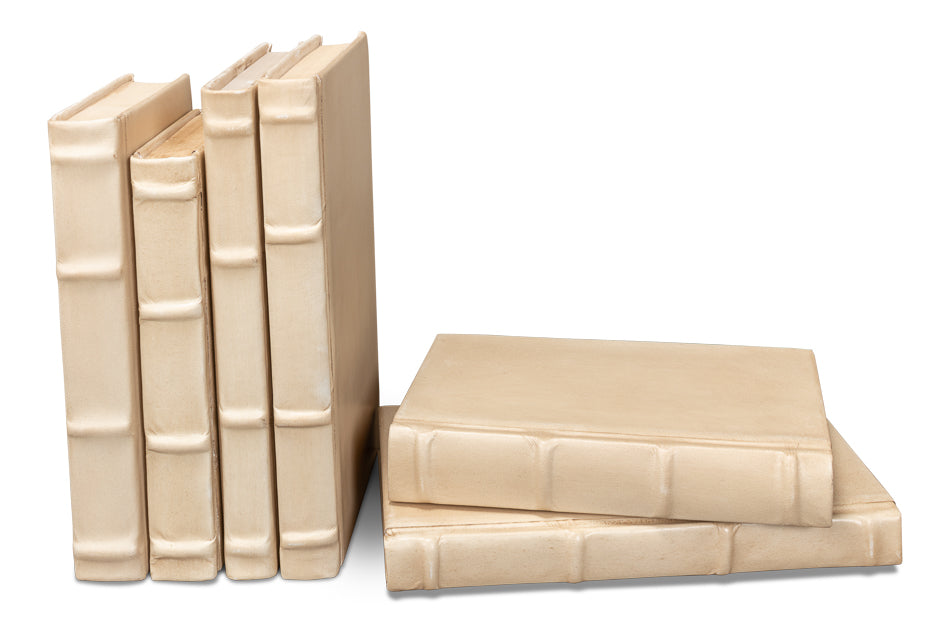 Books Set Of 12 Antique White