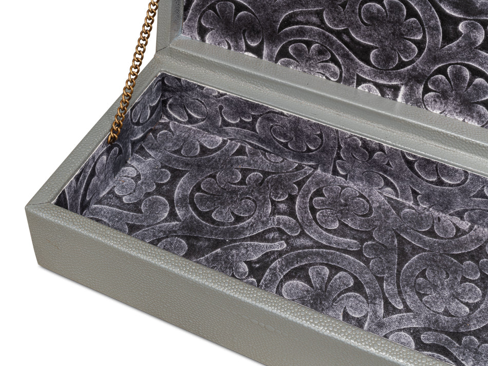 Gatsburg Shagreen Box Storm Grey S/2