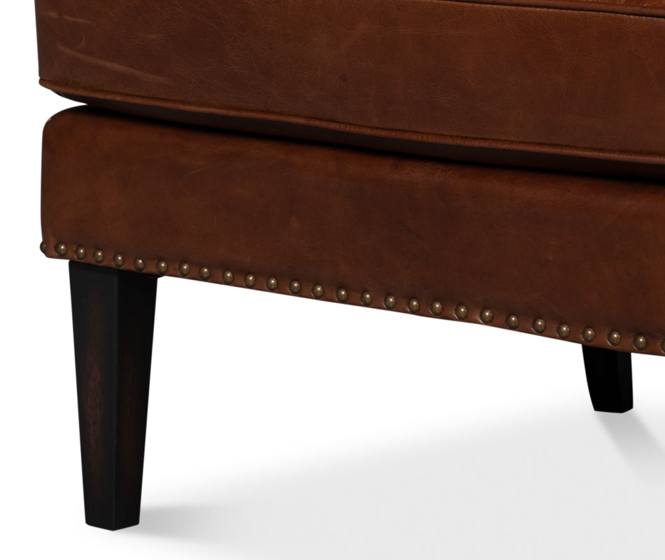 Whitney Distilled Leather Chairbrown