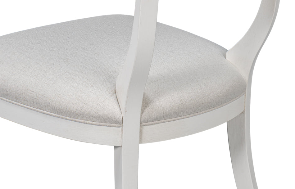 Trophy Elegant Side Chair Cream