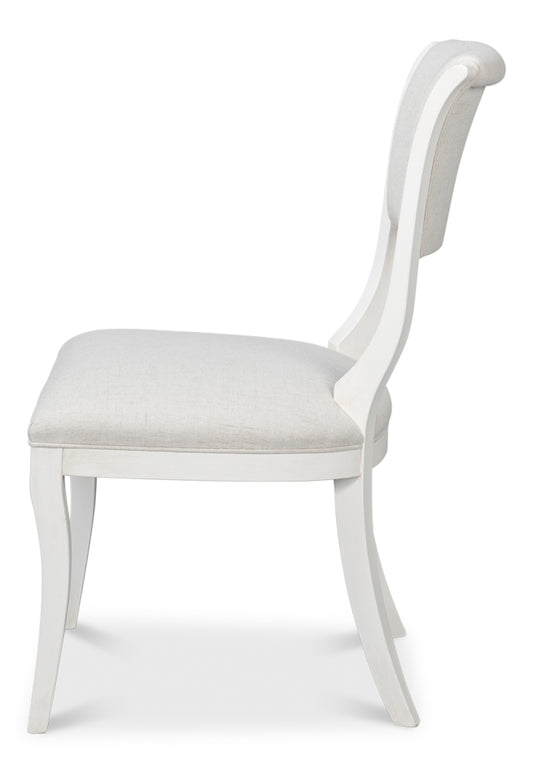 Trophy Elegant Side Chair Cream