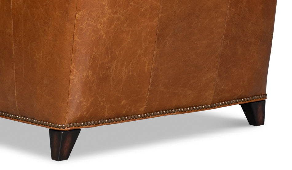 Vandike Arm Chair Cuba Brown