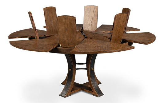 Tower Jupe Dining Table Medlight Mink
