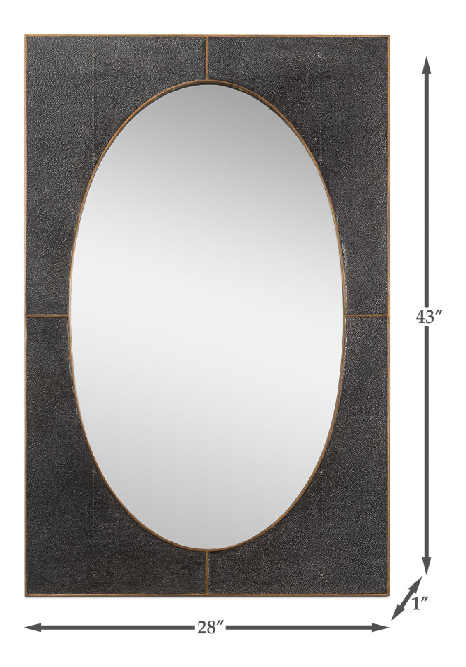 Francis Mirrorshagreenantique Grey