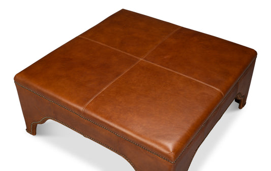 Streetman Cocktail Ottoman Havana Brown