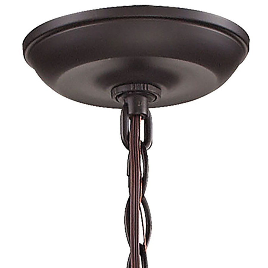 Diffusion Collection 4 light chandelier in Oil Rubbed Bronze