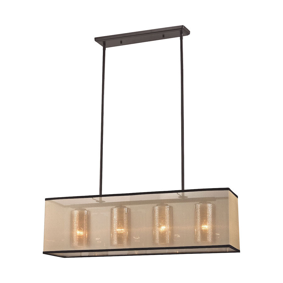 Diffusion 4 Light Chandelier in Oil Rubbed Bronze
