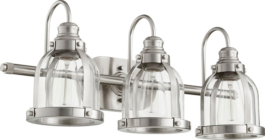 3LT BANDED DOME VNTY- STN