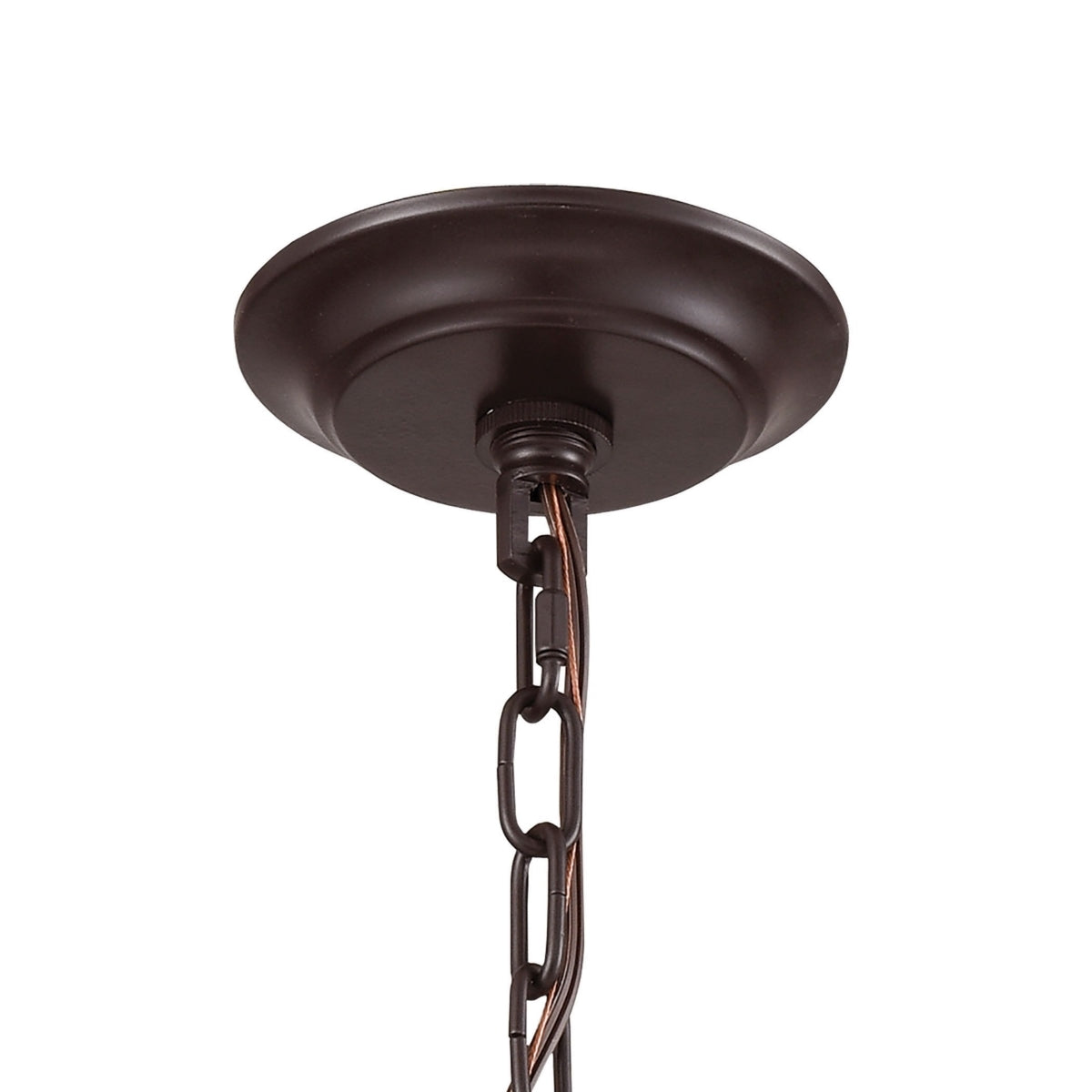 Natural Rope 1 Pendant Oil Rubbed Bronze