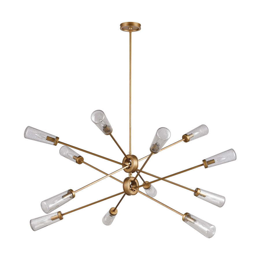 Xenia 12 Chandelier Matte Gold