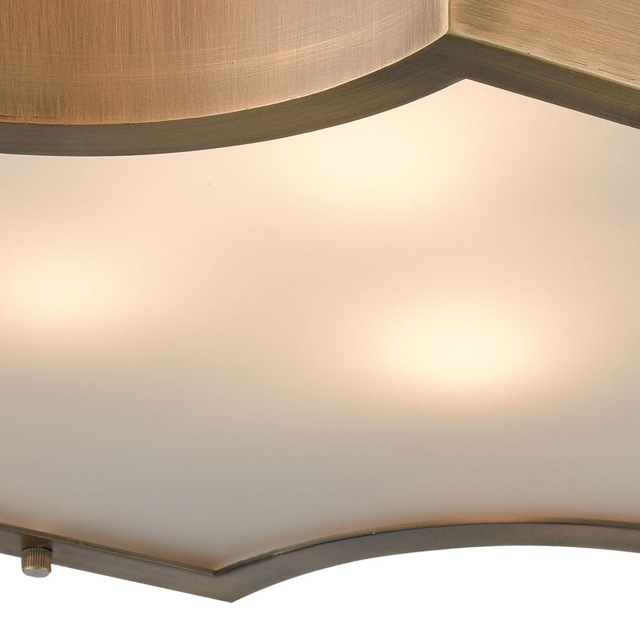 Gordon 3 Flush Classic Brass