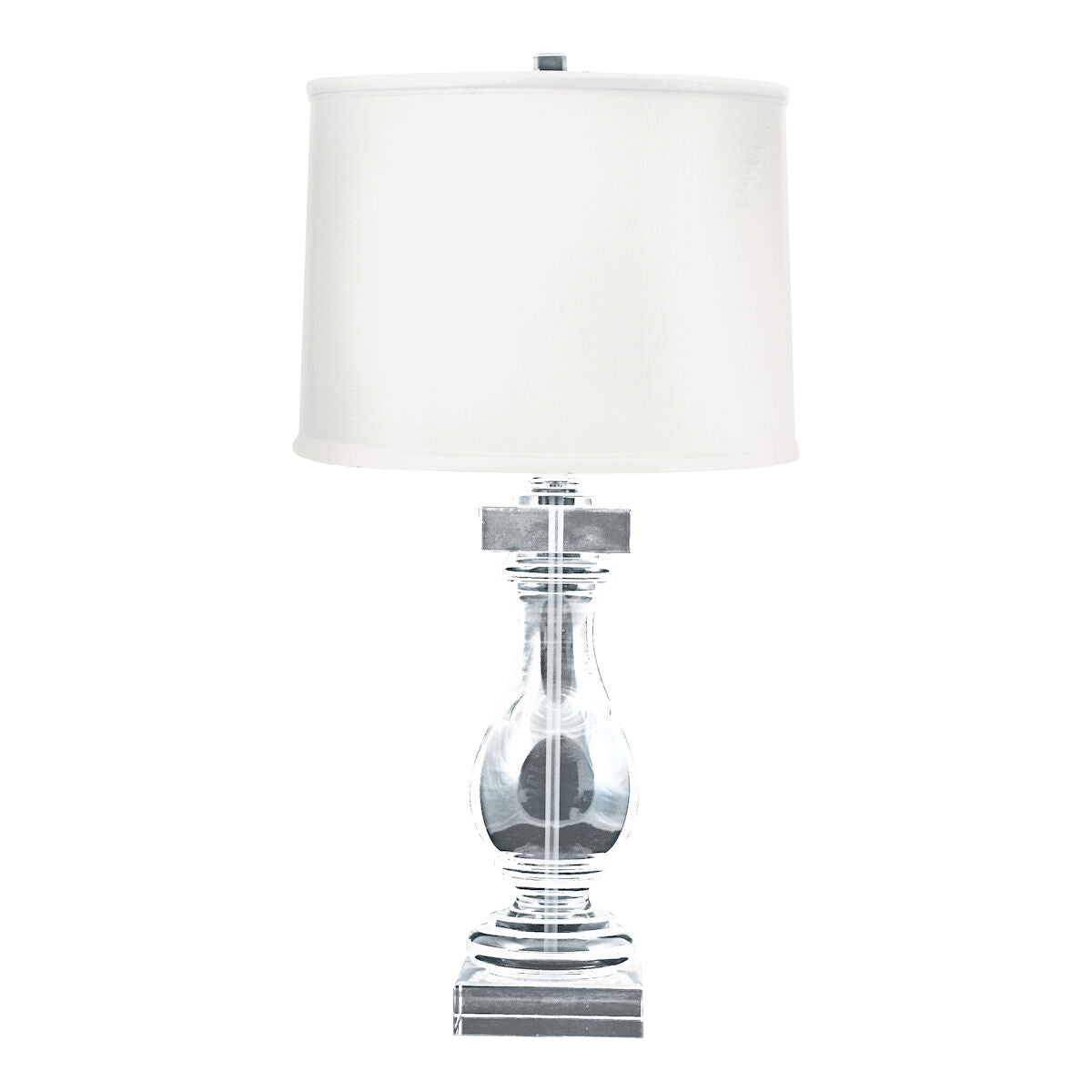 Crystal Ballustrade 28" LED Table Lamp