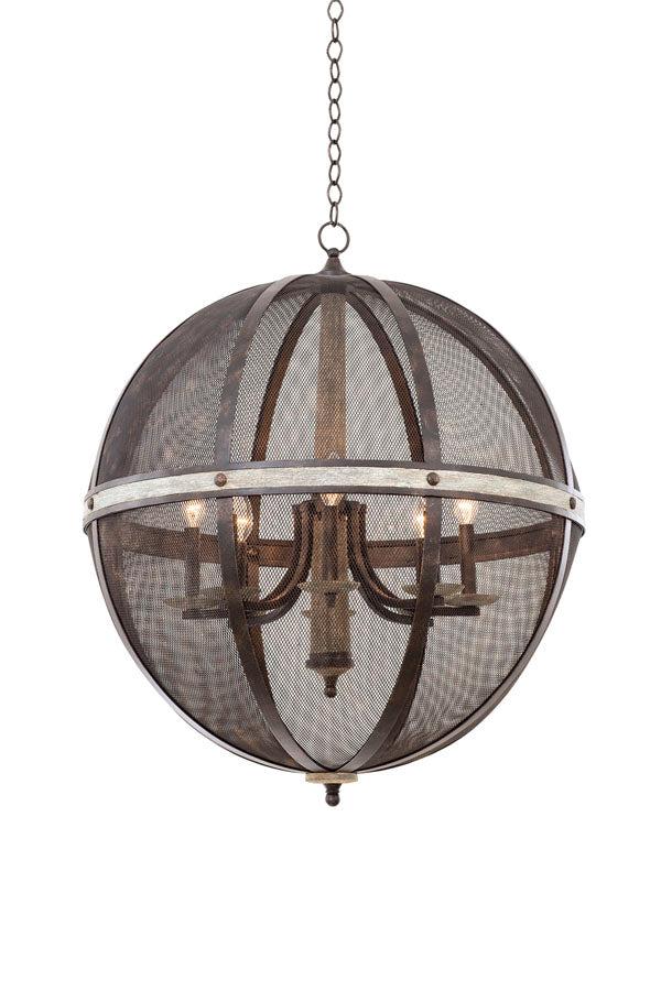 Coronado 8 Light Oval Chandelier
