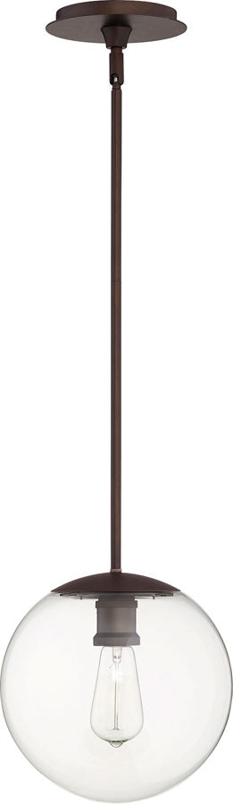 10" CLR GLOBE PEND - OB