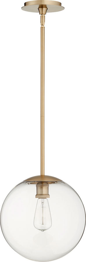 12" CLR GLOBE PEND - AGB