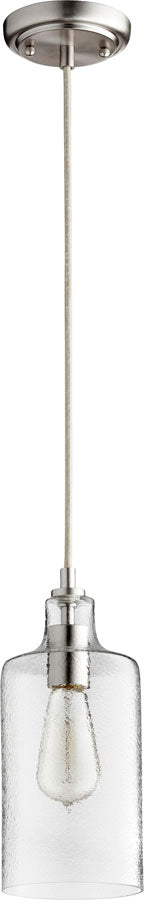 5" CLEAR GLS PEND - STN