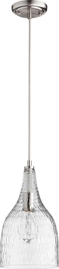 7.5" CLEAR GLS PEND - STN