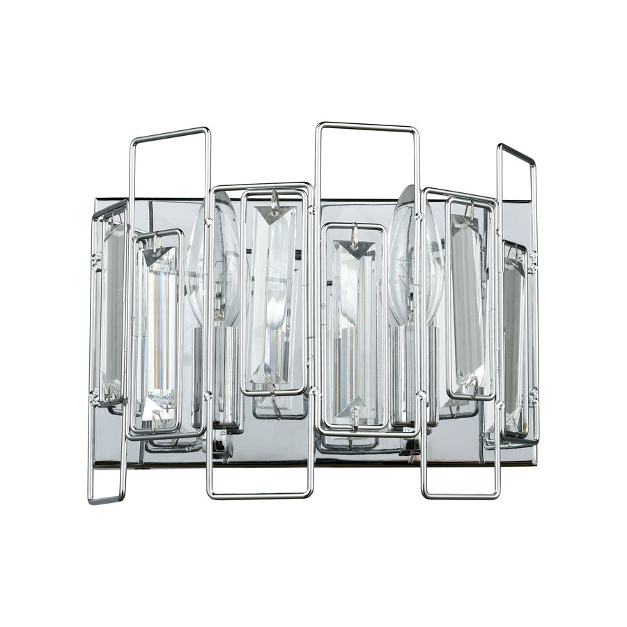 Crosby 2 Vanity Polished Chrome