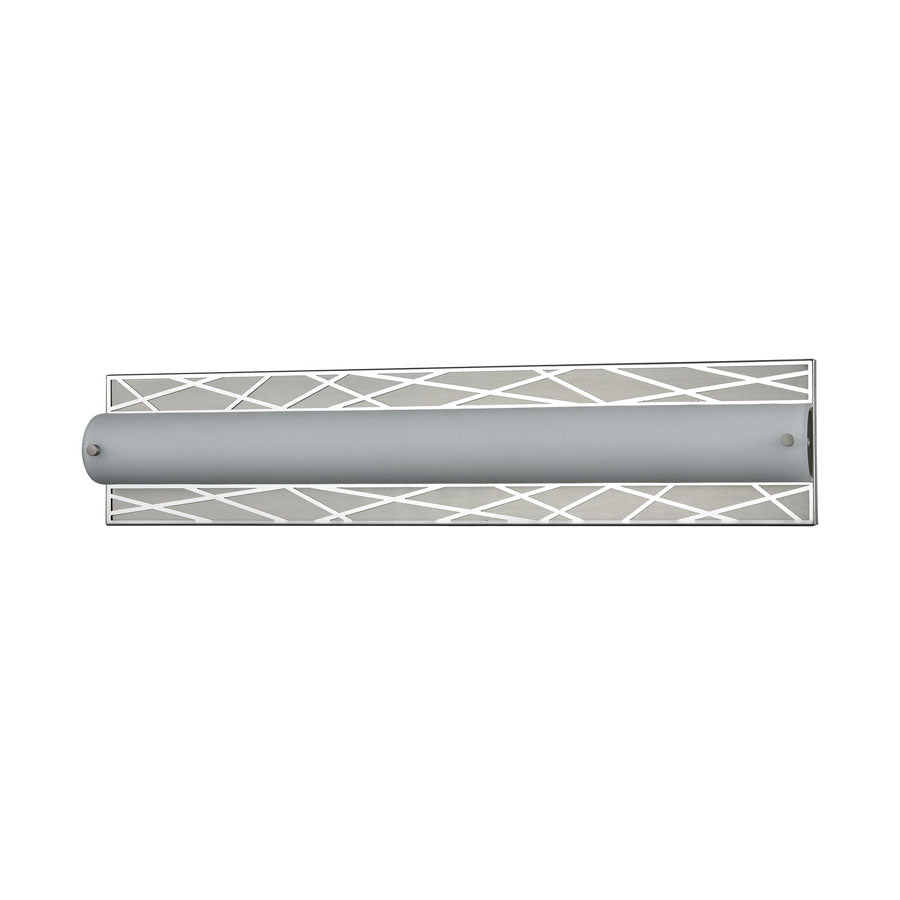 Captiva Vanity Polished Stainless/Matte Nickel