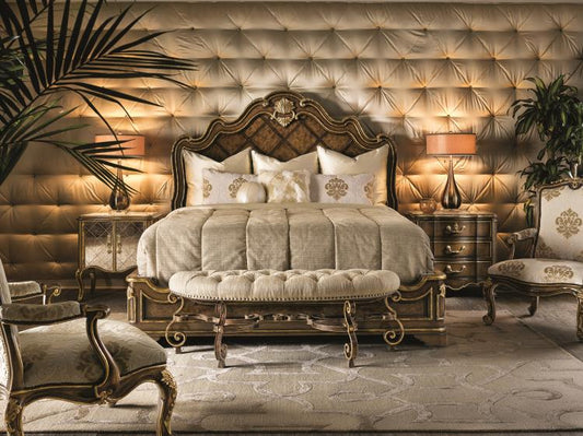 ARIA KING PANEL BED