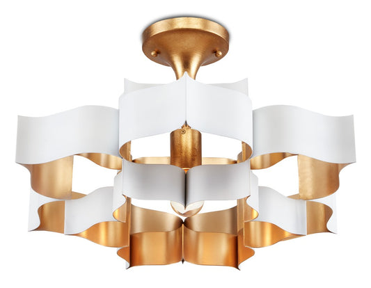 Grand Lotus White Small Pendant