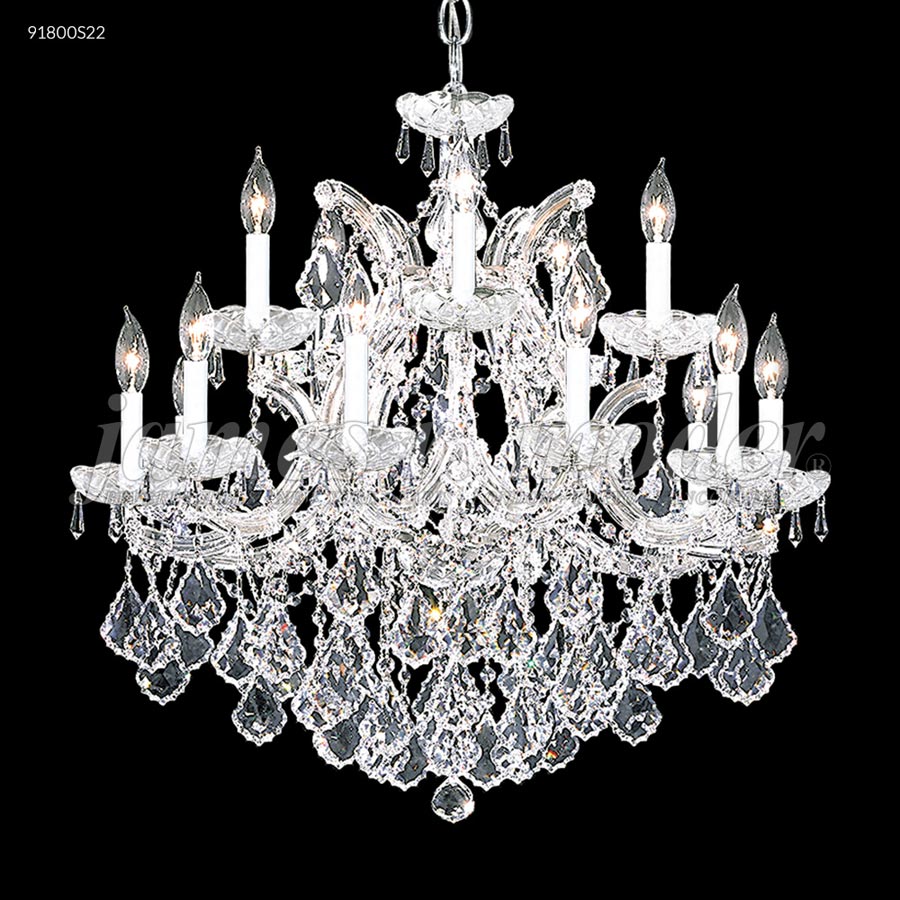 Maria Theresa 15 Arm Chandelier - IMPERIAL Crystal (Clear) Trad'l Trim