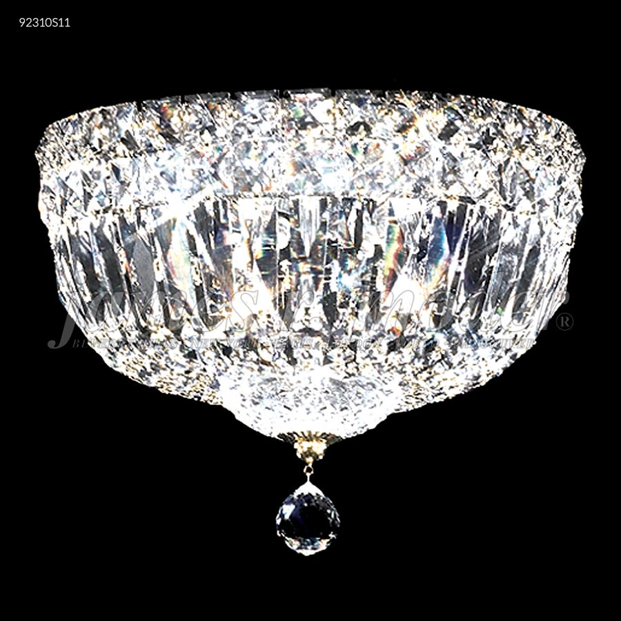 Prestige All Crystal Flush Mount - SPECTRA CRYSTAL by Swarovski -Clear