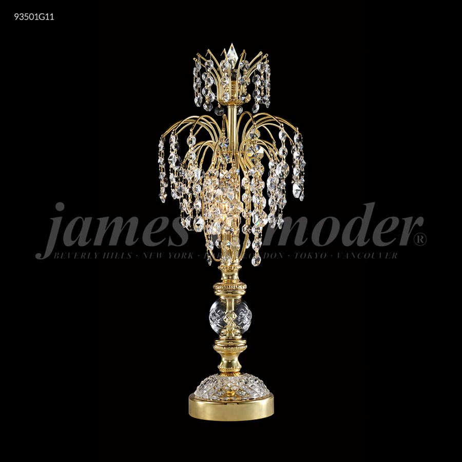 Boudoir Lamp - SPECTRA CRYSTAL by Swarovski -Clear