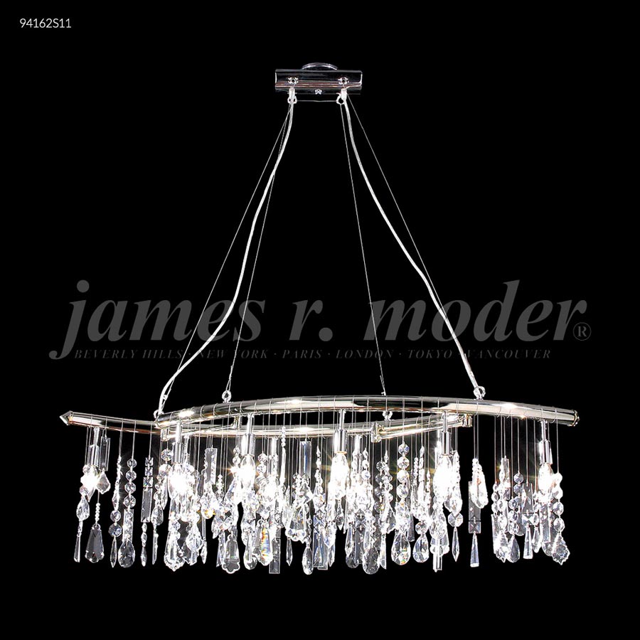 Adjustable Broadway Bar - SPECTRA CRYSTAL by Swarovski -Clear