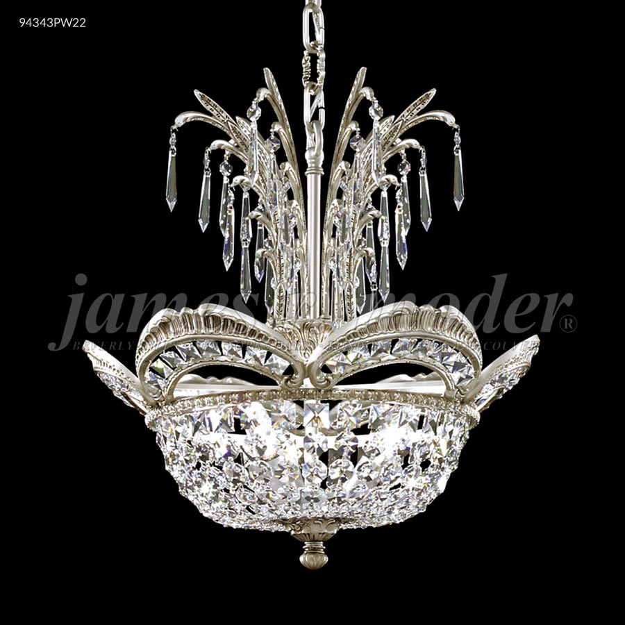 Dynasty Cast Brass Pendant - IMPERIAL Crystal (Clear)