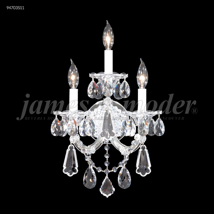 Maria Theresa 3 Light Wall Sconce - SPECTRA CRYSTAL by Swarovski -Clear