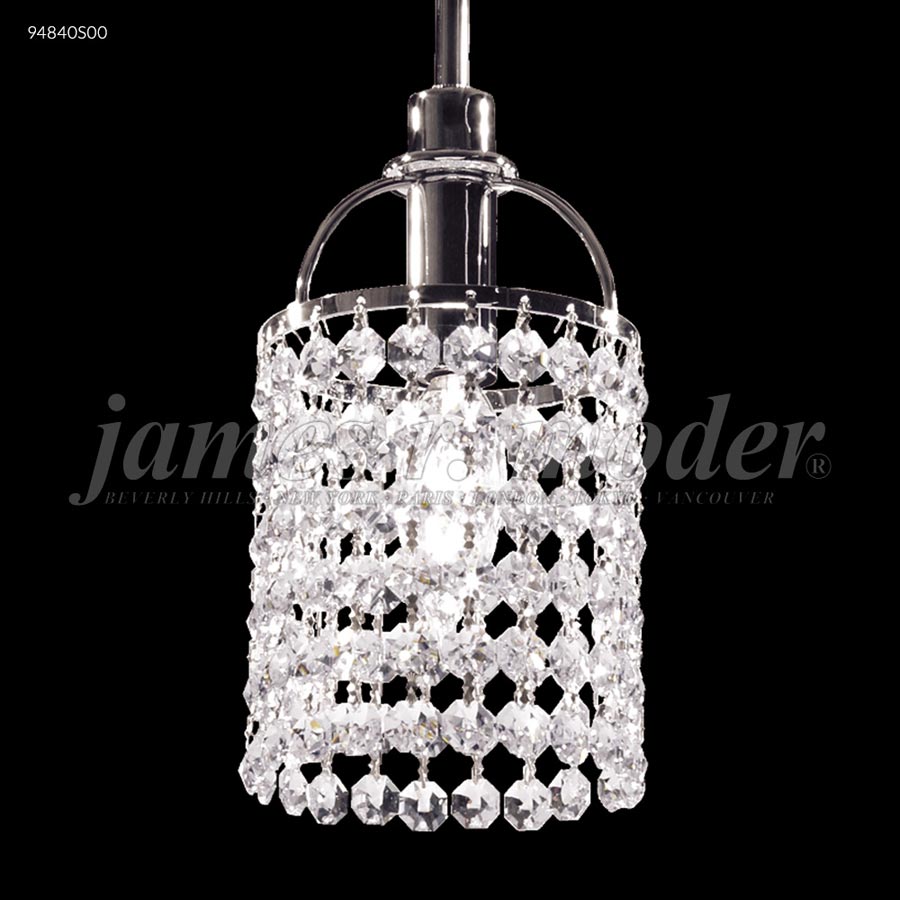 Tekno Mini Pendant with Round Head - Swarovski crystals (Clear)