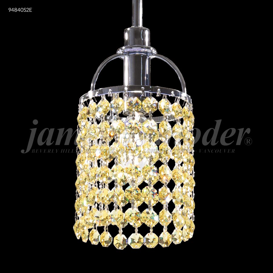 Tekno Mini Pendant with Round Head - Swarovski crystals (Emerald)