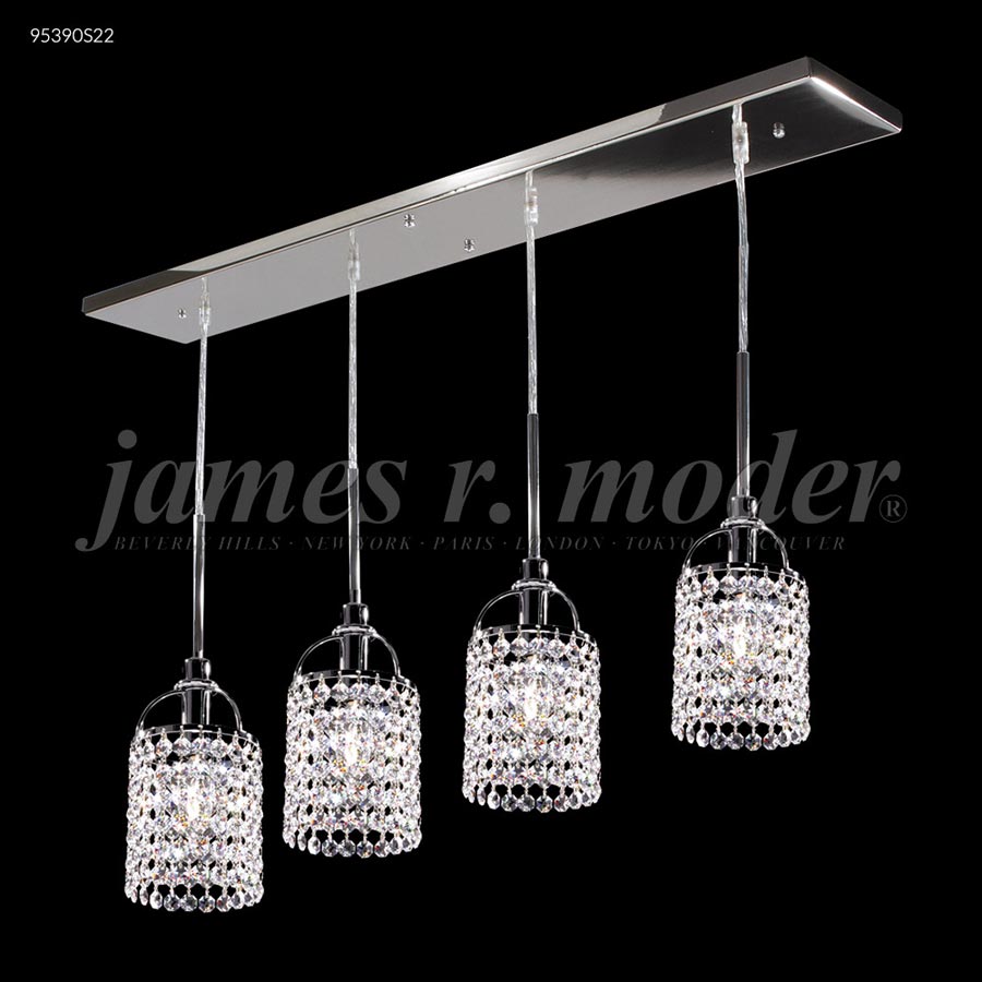 Tekno Mini Bar with 4 Round Heads - IMPERIAL Crystal (Clear)