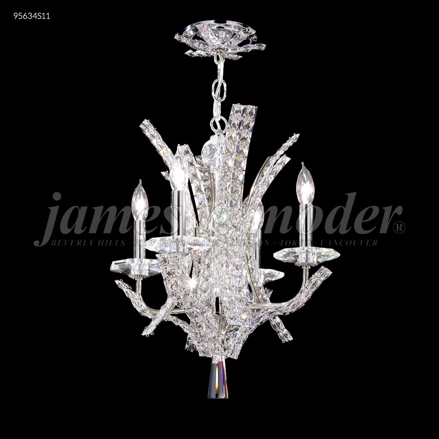 Eclipse Collection 4 Arm Pendant - SPECTRA CRYSTAL by Swarovski -Clear