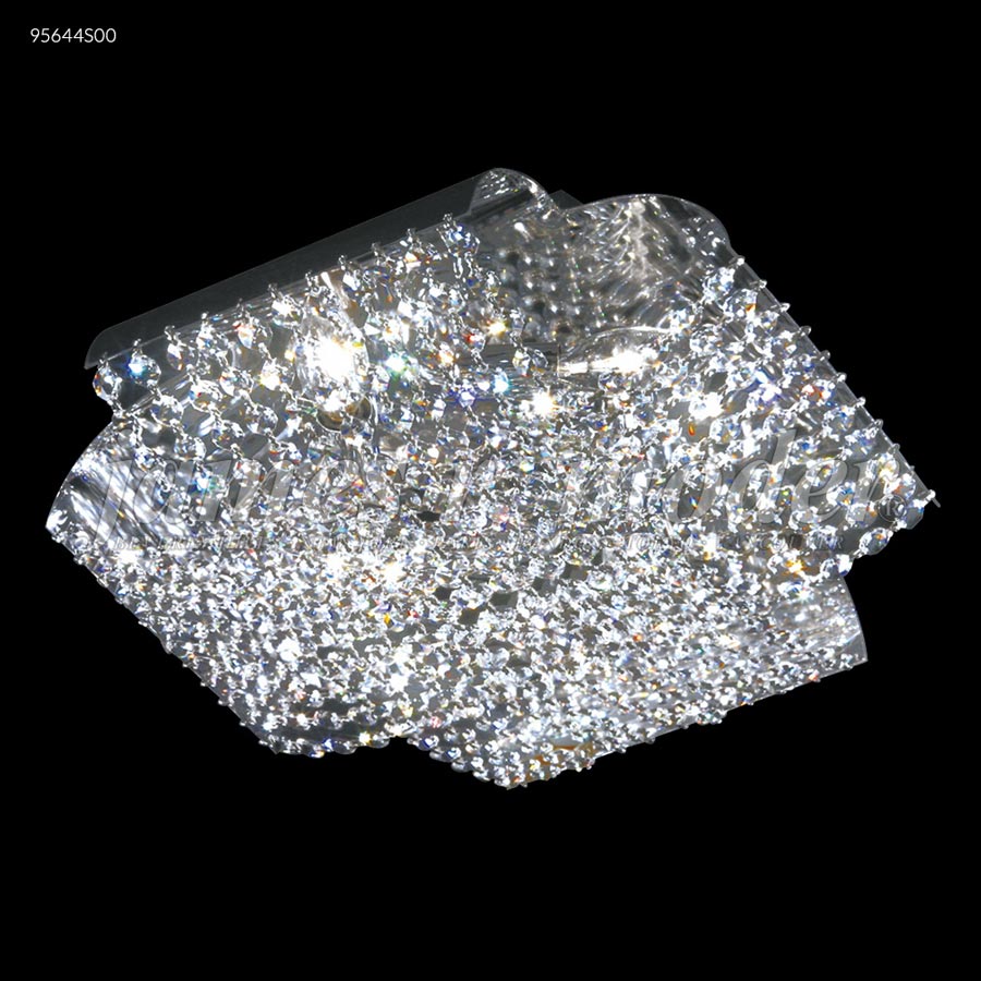 Eclipse Collection Flush Mount - Swarovski crystals (Clear)
