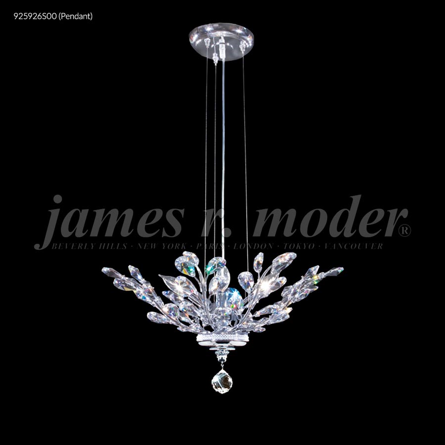 Florale Collection Dual Mount Pendant - Swarovski crystals (Clear)