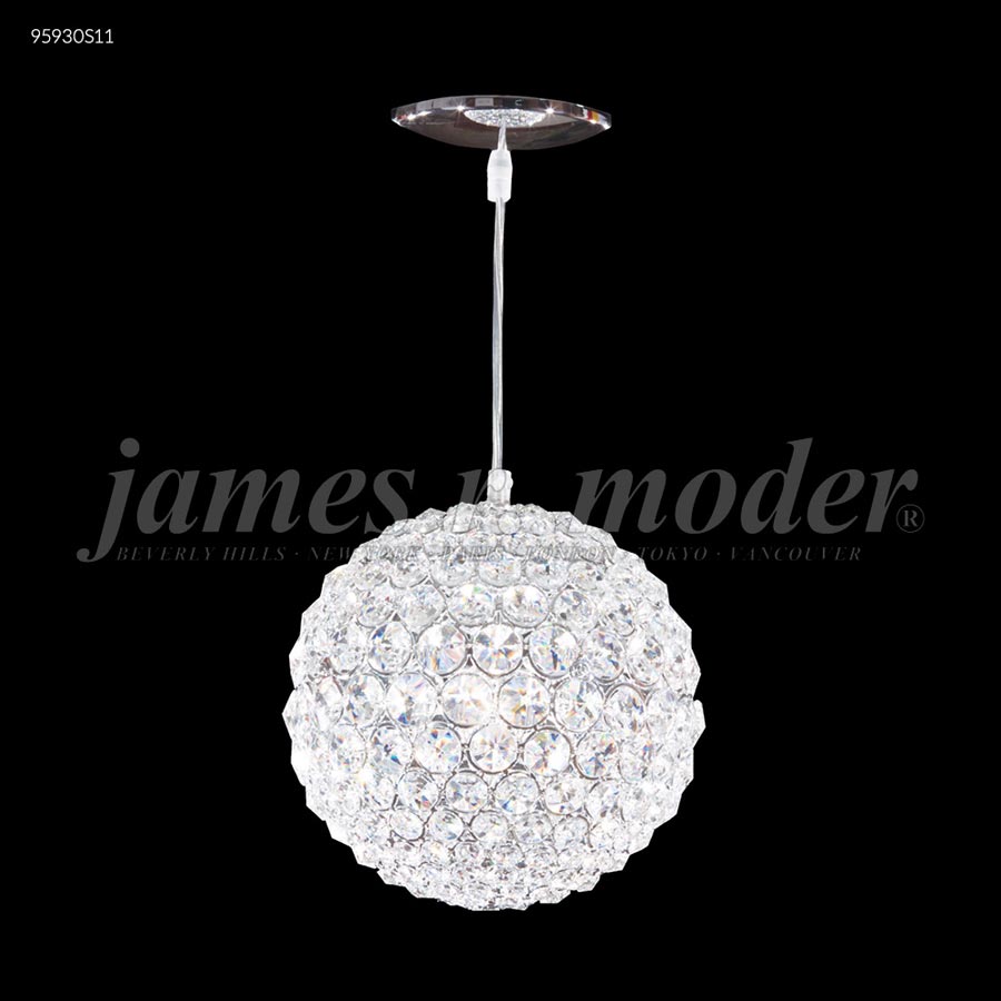 Sun Sphere Pendant - SPECTRA CRYSTAL by Swarovski -Clear