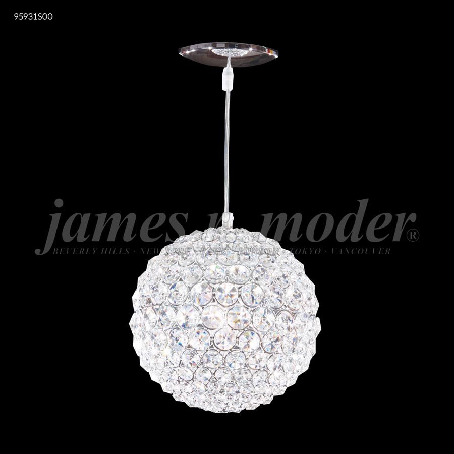 Sun Sphere Pendant - Swarovski crystals (Clear)