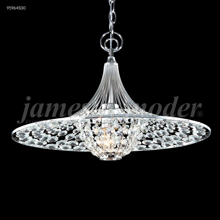 Contemporary Pendant - Swarovski crystals (Clear)