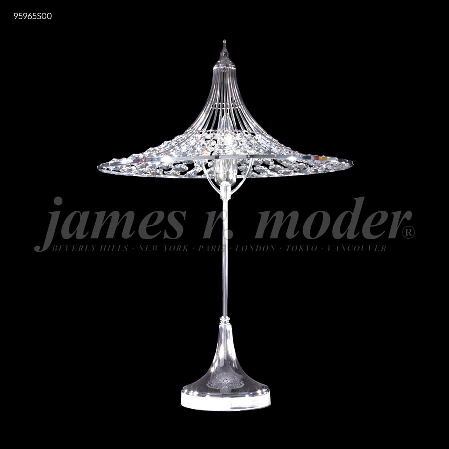 Contemporary Table Lamp - Swarovski crystals (Clear)