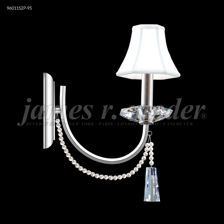 Pearl Collection 1 Arm Wall Sconce - IMPERIAL Crystal (Clear)