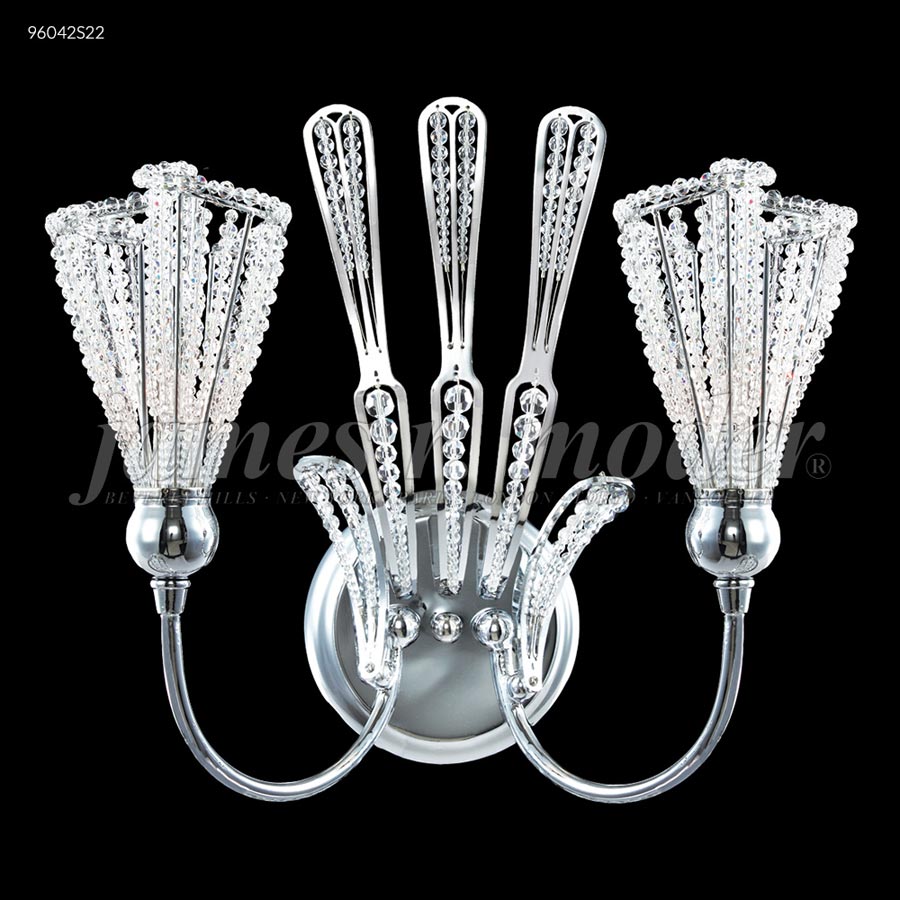 Jewelry Collection 2 Arm Wall Sconce - IMPERIAL Crystal (Clear)