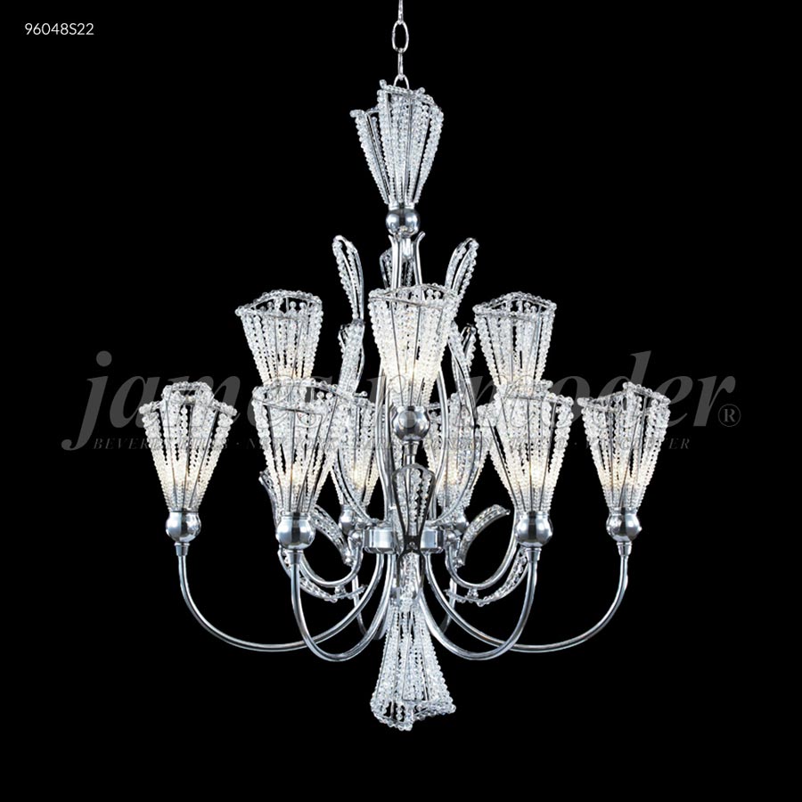 Jewelry Collection 9 Arm Chandelier - IMPERIAL Crystal (Clear)