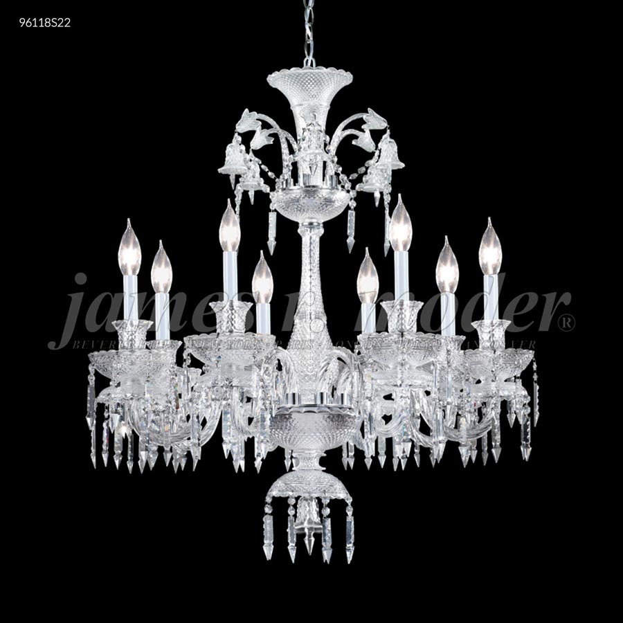 Le Chateau 8 Arm Chandelier - SPECTRA CRYSTAL by Swarovski -Clear