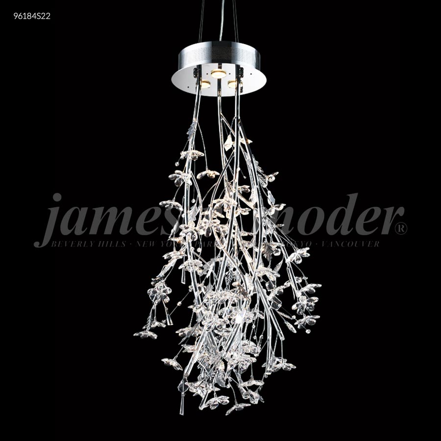Continental Fashion Floral Chandelier - IMPERIAL Crystal (Clear)