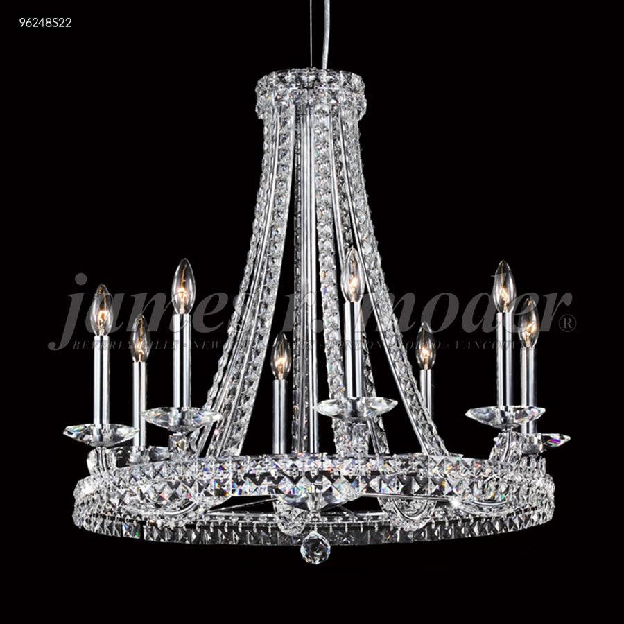 Ashton Collection 8 Arm Chandelier - IMPERIAL Crystal (Clear)