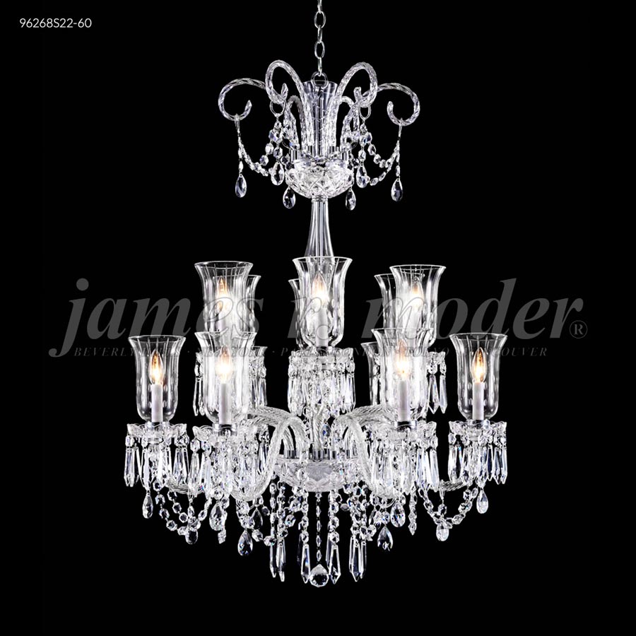 Venetian 12 Arm Chandelier - Swarovski crystals (Clear)